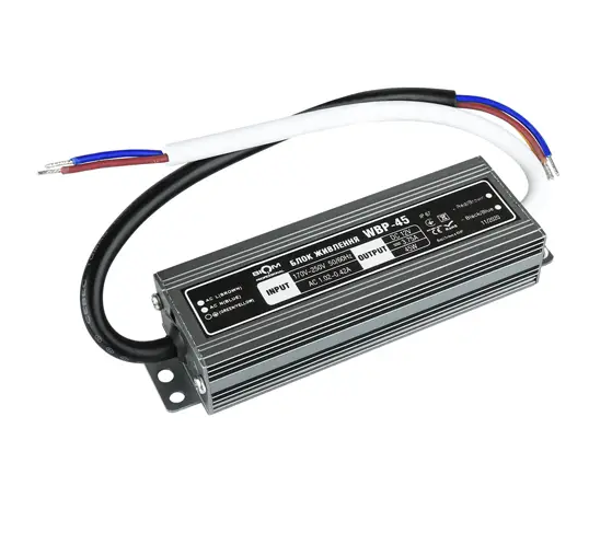 Блок живлення BIOM 12В 45Вт 3,7А IP67 WBP-45-12 герм.