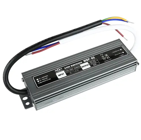 Блок живлення BIOM 12В 80Вт 6,6А IP67 WBP-80-12 мет. герм.