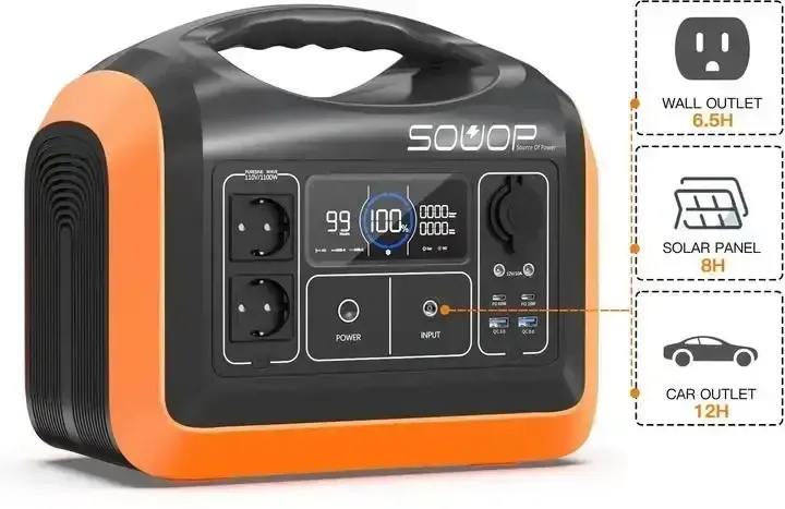 Портативне джерело живлення Trina Solar 1,2 кВт SOUOP UPP-1200 з АКБ LiFePO4 32V ємність 31Ah, 992Wh 330х220х289мм 11кг