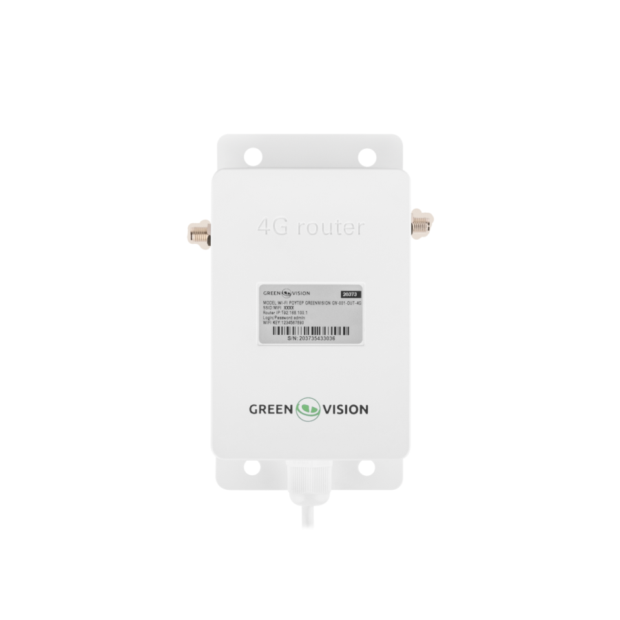 Уличный (внешний) Wi-Fi роутер под сим карту GreenVision GV-001-OUT-4G