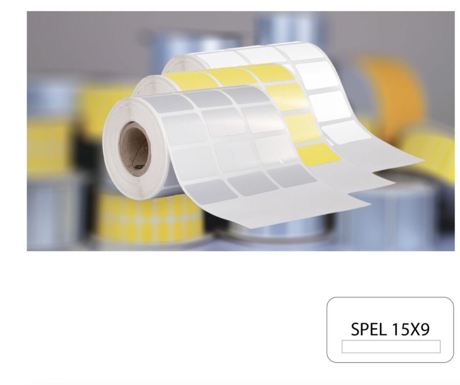 Маркування обладнання SPEL 15x9 Біла