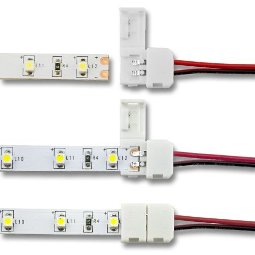 Кабель PROLUM™ для стрічки 8мм, 2835\3528, + 1 затиск