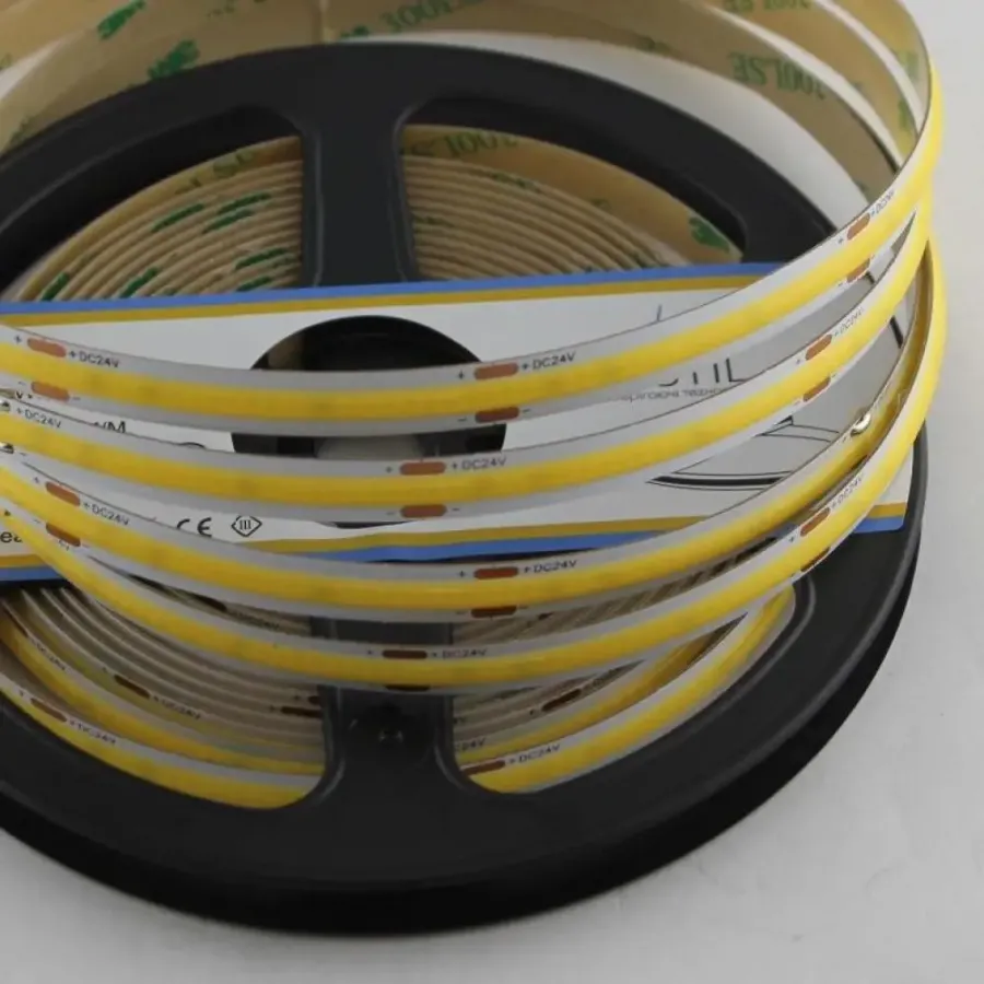 LED лента UC5-24-480-8-90 480-COB-24V-IP33 9W 990Лм 5000K CRI 90+