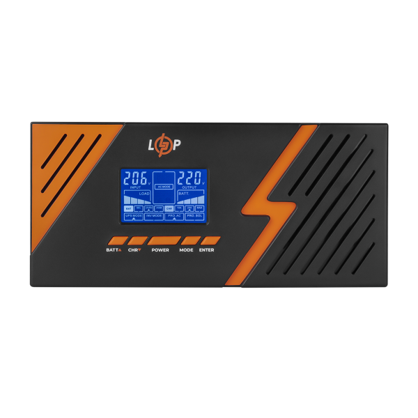 ИБП с правильной синусоидой 12V LPM-PSW-1500VA (1050Вт) Black под наружный АКБ