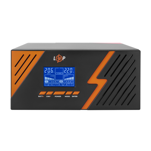ИБП с правильной синусоидой 12V LPM-PSW-1500VA (1050Вт) Black под наружный АКБ