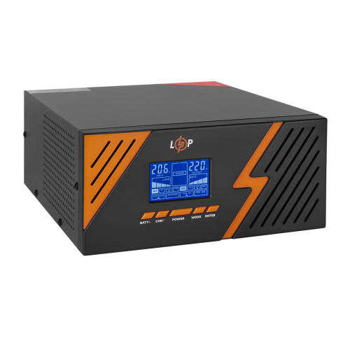 ИБП с правильной синусоидой 12V LPM-PSW-1500VA (1050Вт) Black под наружный АКБ