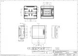 Розподільчий щит IDE 8 модулів IP65 з шинами N і PE 231x238x118 мм (CDN8PT/RR)