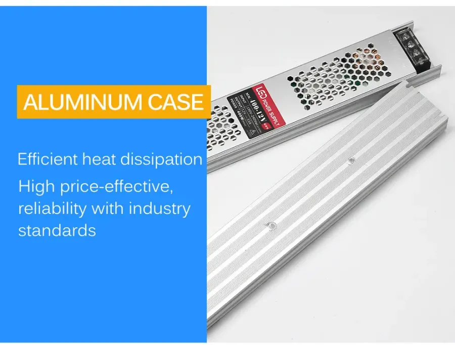 Блок живлення LT 12В 150Вт 12,5А IP20 MN-150W 12V ultra thin мет. перф.