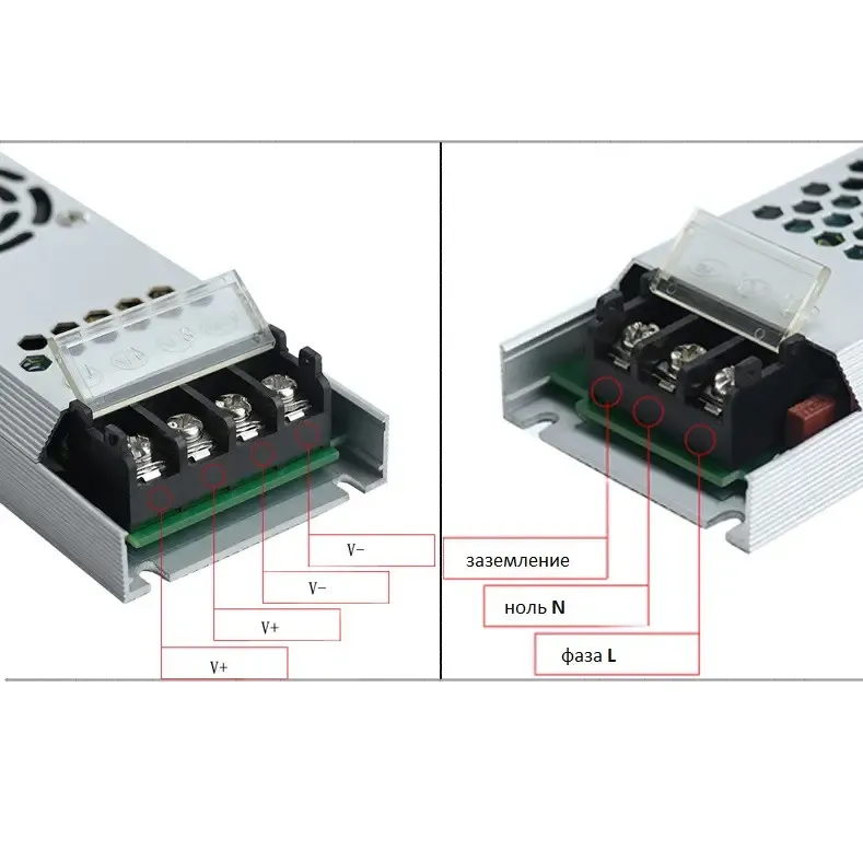 Блок живлення LT 12В 150Вт 12,5А IP20 MN-150W 12V ultra thin мет. перф.