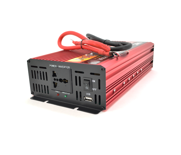 Инвертор напряжения UKC 4000ВА (2400Вт), 12/220V Апроксимованная синусоида, 1 универсальная розетка