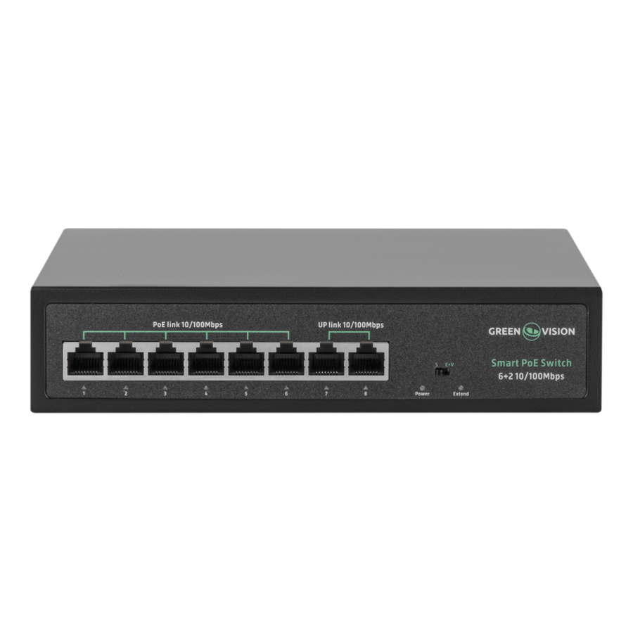 Комплект відеоспостереження на 2 IP камери 5MP для вулиці/будинку GreenVision GV-IP-K-W79/02 (Ultra AI)