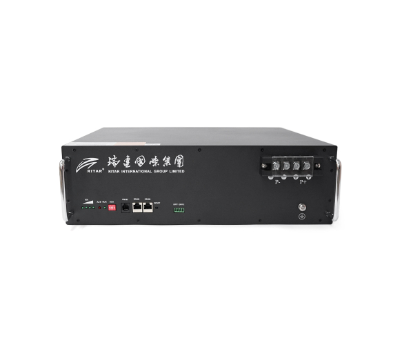 АКБ Акумулятор Ritar R-LFP 48V 50Ah LiFePO4 51,2V 50AH 2560Wh BMS25A@16S для монтажу у стійку 442x400х130,5мм Q1 31,2 кг