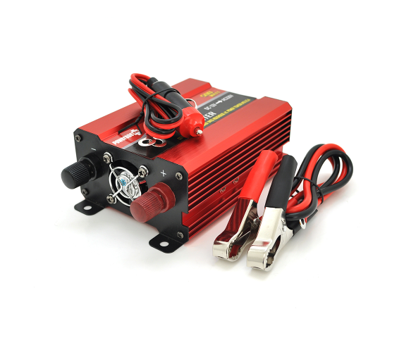 Інвертор напруги NV-500(300Вт)+LCD, 12/220 з апроксимованою синусоїдою, 1 універсальні розетка, Клеми, Box