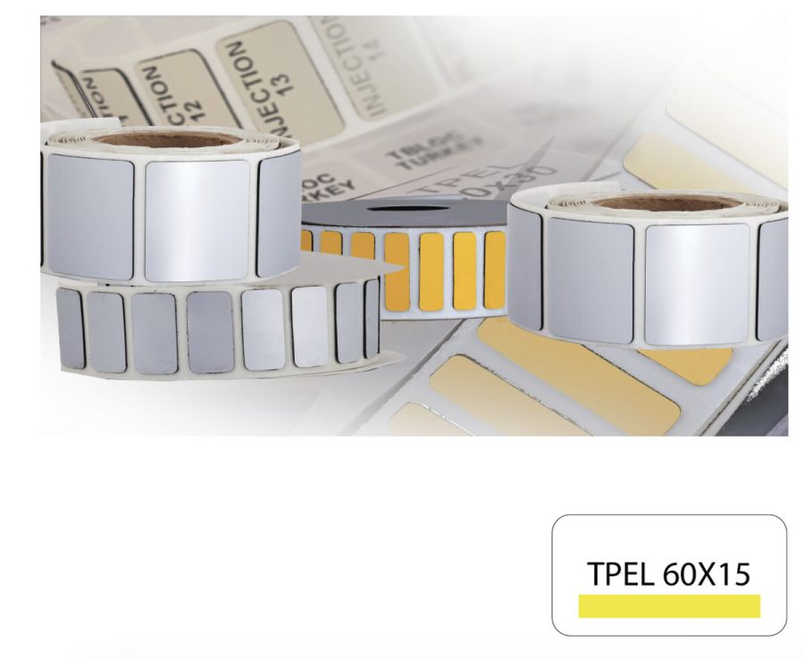 Товсте маркування обладнання TPEL 60x15 Жовта