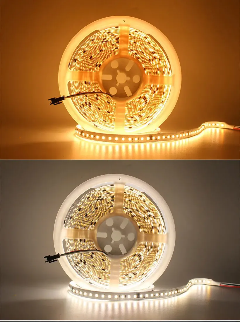 Світлодіодна LED стрічка PROLUM™ RUN 24V; 2835\120; IP20; Series "SMART", Білий+Тепло-Білий (2700-6500K)