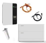 Комплект off-grid инвертор SPF5000 ES + 2 блока аккумуляторных батарей ARK 2.5L-C1 2,56 кВт*г (5,12 кВт*г)