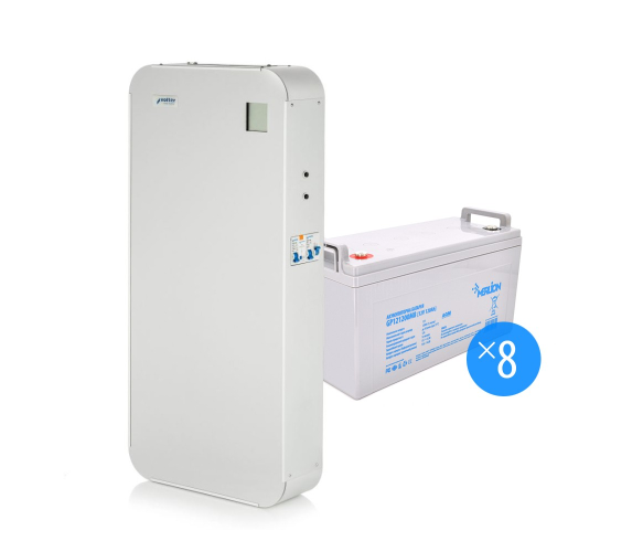 Стабілізатор із вбудованим ІПБ VOLTER Smart-UPS 7/3 однофазний, інверторний стабілізатор (7000Вт) + вбудований ІПБ під зовнішню батарею (12В*8шт)