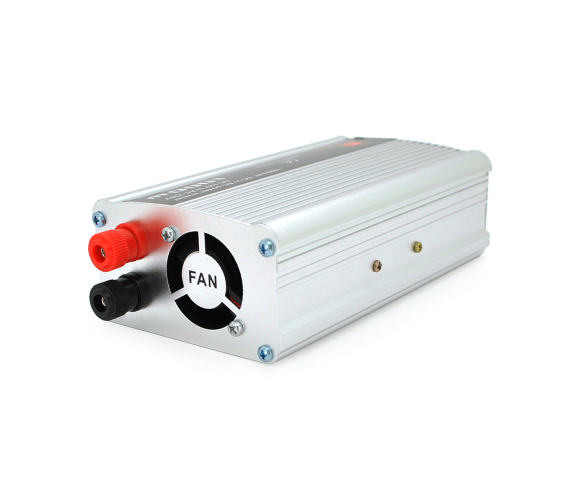 Інвертор напруги Himastar 1000W (DC:500W), 12/220V з апроксимованою синусоїдою, 1 універсальна розетка, 1*USB (DC:5V/2.4A), клеми+затискачі, Q40