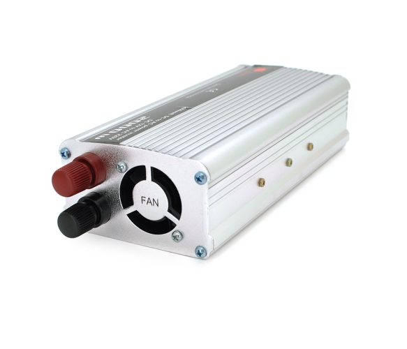 Інвертор напруги Himastar2000W (DC:800W), 12/220 з апроксимованою синусоїдою, 1 універсальна розетка, 1*USB (DC:5V/2.4A), клеми+затискачі, Q20