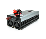 Інвертор напруги AEV4000W, 12/220V з апроксимованою синусоїдою, 2 універсальні розетки, 1*USB (DC:5V/2.4A), крокодили + прикурювач, Q20