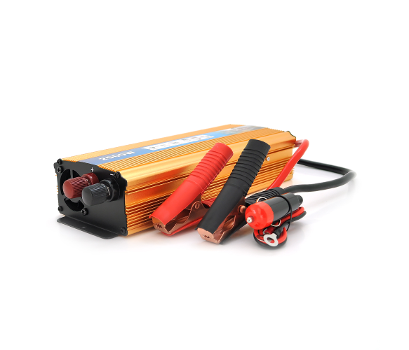 Інвертор напруги M2000W (DC:900W), 12/220V з апроксимованою синусоїдою, 1 універсальна розетка, 1*USB (DC:5V/2A), крокодили+прикурювач, BOX
