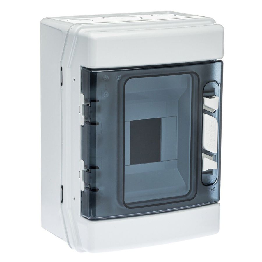 Розподільчий щит IDE 4 модуля IP65 з шинами N і PE 231x166x113 мм (CDN4PT/RR)