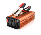 Инвертор напряжения UKC 1500ВА(900Вт), 12/220V, Апроксимованная синусоида, 1 универсальная розетка, клем + крокодилы