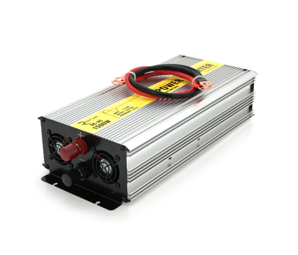 Инвертор напряжения RITAR RSC-1500, 12V/220V, 1500W с правильной синусоидой, 2xShuko, 1xUSB, провод с клемами, BOX, Q4
