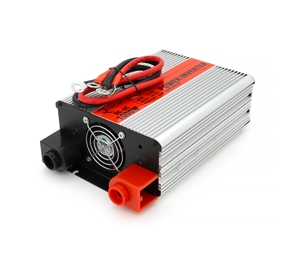 Инвертор напряжения RITAR RSX-1000, 12V/220V, 1000W с апроксимированной синусоидой, 2xShuko, 1xUSB, провод с клемами, BOX, Q8