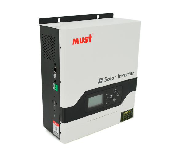 Гiбрiдний інвертор MUST PV18-3024VPM, 3000W, 24V, ток заряда 20/30А, 160-275V, MPPT (60А, 100-145 Vdc)