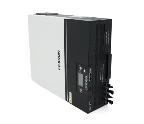 Гибридный инвертор Lexron-7200-48-230, 7200W, 48V, ток заряда 0-80A, 170-280V, MPPT (80А, 90-450 Vdc) Parallel