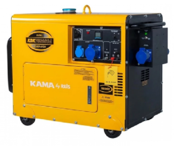 Генератор дизельний KDK7500SCA, 6.9KVA, однофазний 230V