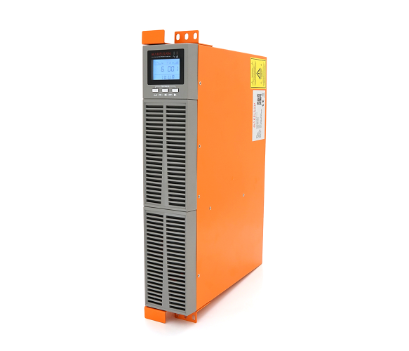 Источник бесперебойного питания (ИБП) с правильной синусоидой ONLINE MAKELSAN PowerPack Se-RT-2kVA-LCD, 2000VA (1800Вт), 48В, Встроенная батарея 12V 7Ah х4шт Q1