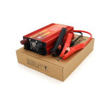 Інвертор напруги Demuda, 1000W 12/220V з апроксимованою синусоїдою, 1 універсальна розетка, клемні дроти, Q10