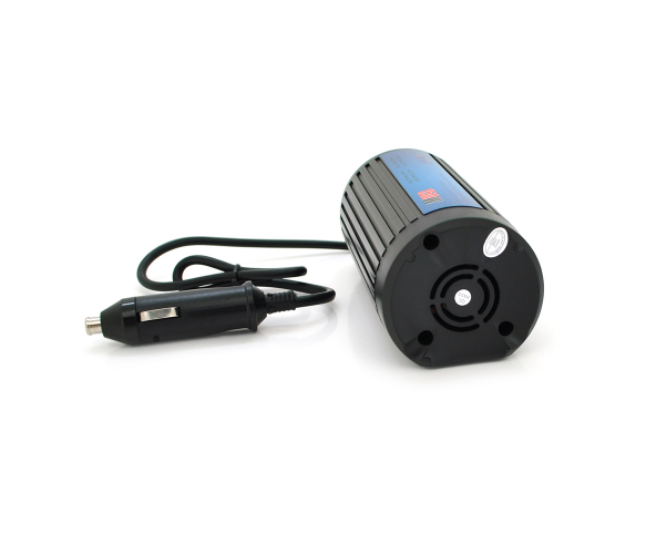 Інвертор напруги POWERMASTER, 12V/220V, 150W з модифікованою синусоїдою, 1 універсальні розетки, клеми