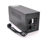 Источник бесперебойного питания (ИБП) Qoltec QLT1200 (720W) Proxima-L, LED, AVR, 3st, 2xSCHUKO socket, 2x12V7Ah, metal Case