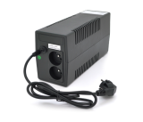 ДБЖ Qoltec QLT650 (360W) LED, AVR, 2st, 2xSCHUKO socket, 1x12V7Ah, plastik Case, Q4