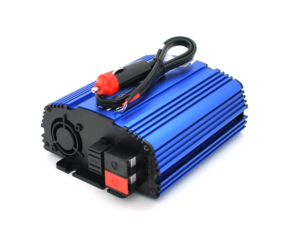 Інвертор напруги Tommatech MS-300, 12V/220V, 300W з апроксимованою синусоїдою, 1Shuko, USB, клемні дроти, АЗУ+ затискачі, Q15