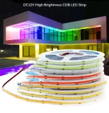 Лед стрічка LED TECH 12В СОВ-320 12Вт 1100Лм COB/FCOB 4000K IP20
