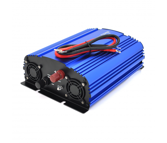 Инвертор напряжения Tommatech MS-2500, 24V/220V, 2500W с апроксимированной синусоидой, 2Shuko, USB, 2*провод с клемами, 10 предохранителей, Q2