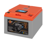Акумулятор LP LiFePO4 12,8V - 32 Ah (410Wh) (BMS 40А/32A) пластик LCD Smart BT