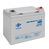 Акумулятор мультигелевий LPM-MG 12V - 33 Ah + праворуч