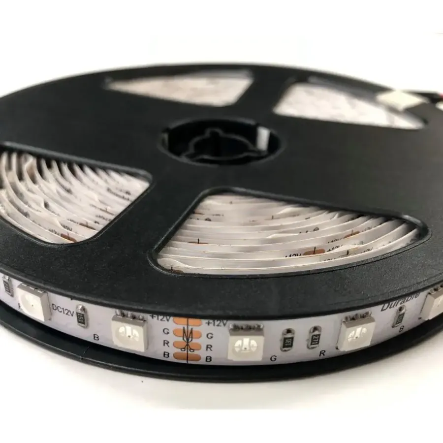Лед стрічка led-stil DFN5050-60A-IP33-RGB-24V 60-5050-24V-IP33 14,4W RGB CRI 85+