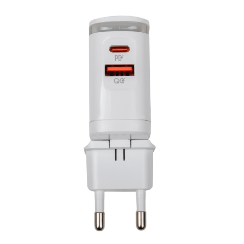 Зарядка для телефона LP 25W (Type-C+USB) QC3.0 PD + кабель (Type-C to Type-C) 25WCH