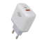 Зарядка для телефона LP 45W (Type-C+USB) QC + кабель (Type-C to Type-C) 45WCH