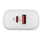 Зарядка для телефона LP 45W (Type-C+USB) QC + кабель (Type-C to Type-C) 45WCH