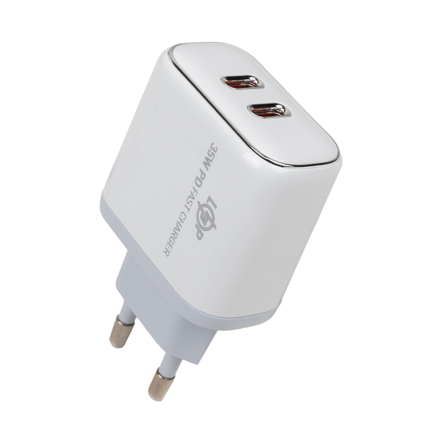 Зарядка для телефону LP 35W (Type-C + Type-C) PD + кабель (Type C to Lightning) 35WCH