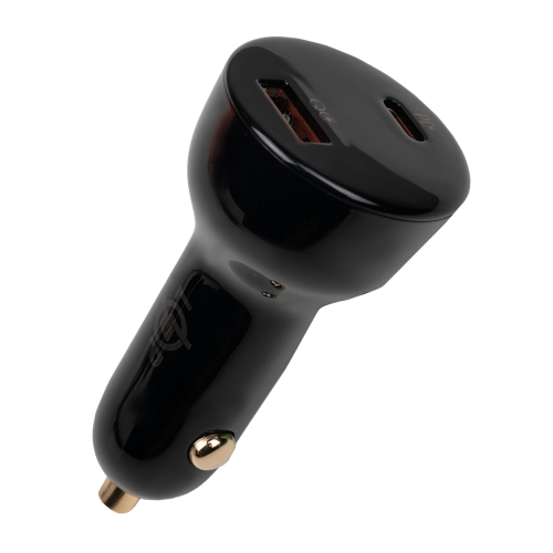Зарядка в прикурювач LP 100W Type-C+USB (QC4/PD3.0/PPS) WCH01