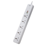 Мережевий фільтр (подовжувач) LP (5x220V-2500W, 1xUSB-38W/PD/QC3.0, 1xType-C 20W, 1xUSB 18W)
