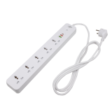 Мережевий фільтр (подовжувач) LP (5x220V-2500W, 1xUSB-38W/PD/QC3.0, 1xType-C 20W, 1xUSB 18W)